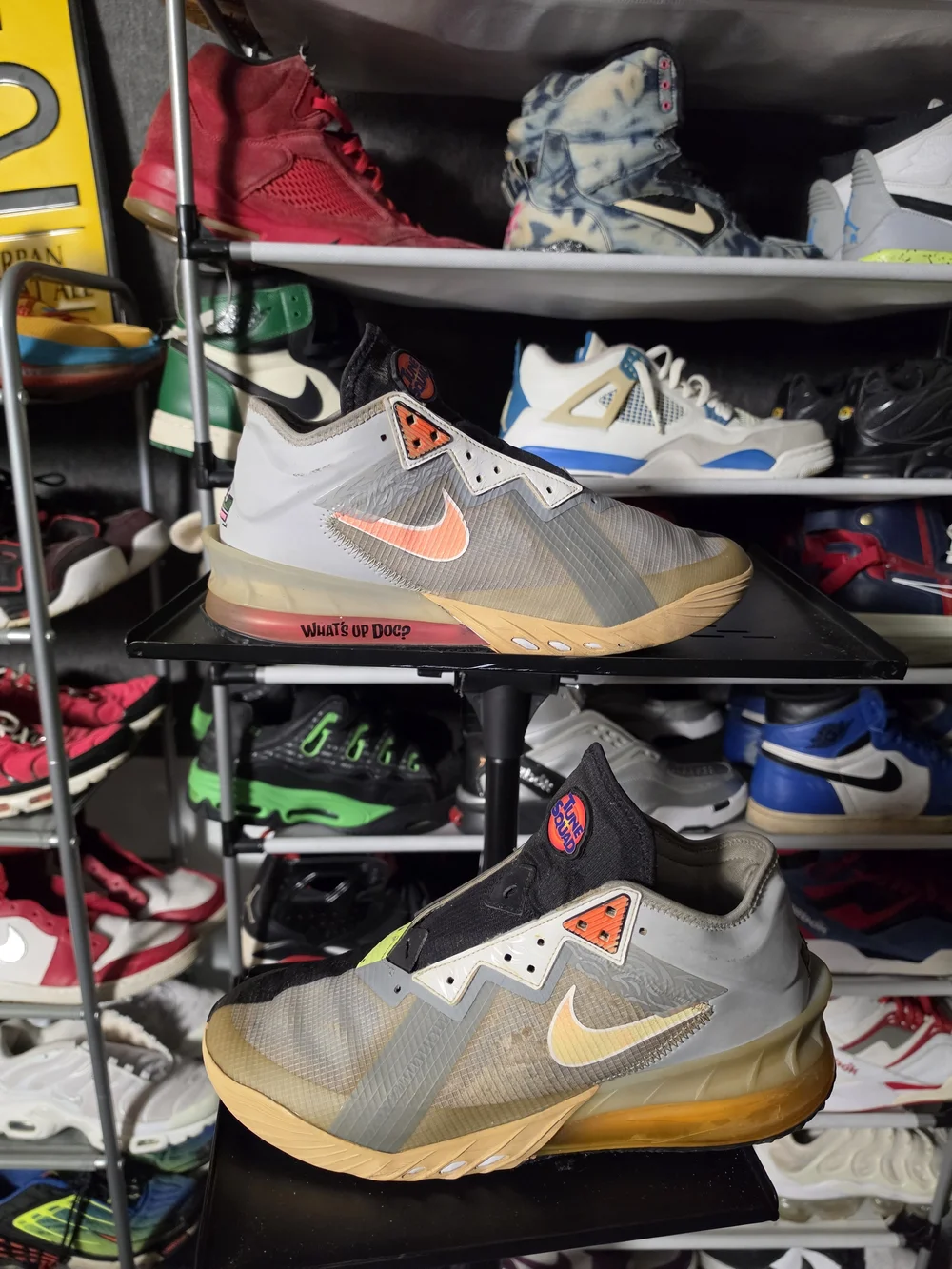 🔥 Nike Air Max 270 Tune Squad Marvin Bugs Bunny Gray Orange Men's Size 10